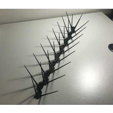 Esranın Dünyası 10 Adet Sıkışık Dikenli Kuş Koruma Bariyeri - Kuşları Kovmak Için Etkili Çözüm 50 Cm/güvercin Kovucu (Siyah)