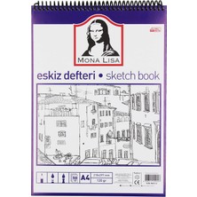 Esranın Dünyası Monalisa Eskiz Defteri A4 120 G 50 Yp Telli