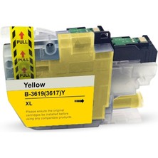 Esranın Dünyası Bitmeyen Kartuş Brother Uyumlu Muadil , Brother MFC-J3930DW Sari Uyumlu Brother LC3717
