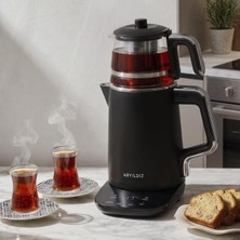Esranın Dünyası Aryıldız Omega Tea Çay Makinesi Siyah
