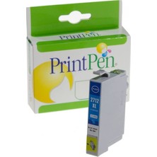 Esranın Dünyası Prıntpen Epson T27XL (C13T27124012) Cyan Yüksek Kapasite (14ML.) Muadil Mürekkep Kartuşu
