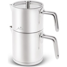 Esranın Dünyası Jumbo Metalix Full Metal Çaydanlık
