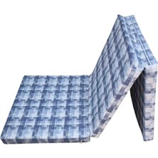 Güllüce Home Seyyar Taşınabilir Katlanır 80X180X6 cm Ebatlarında Fermuarlı Sünger Yatak