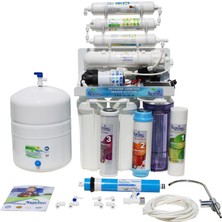 Esranın Dünyası Spring Water Ters Ozmoz Açık Kasa 11 Aşamalı 8 Litre Pompalı Su Arıtma Cihazı