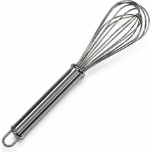 Esranın Dünyası Kabakoz Paslanmaz Çelik Çırpıcı, Karıştırıcı Mikser Tel 25 Cm, Mutfak Seti, Premium Kalite, Tek Parça Yapı