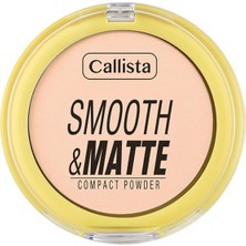 Esranın Dünyası Callista Smooth & Matte Compact Powder Mat Bitişli Toz Pudra - 32 Warm Sand