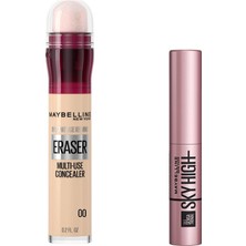 Esranın Dünyası Maybelline New York Instant Anti Age Eraser Kapatıcı - 00 Ivory & Sky High Mini Maskara Hediyeli