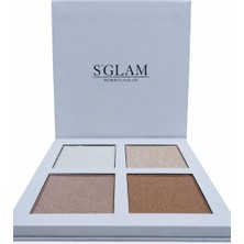 Esranın Dünyası S'glam 4 Color Highlighter Far Paleti