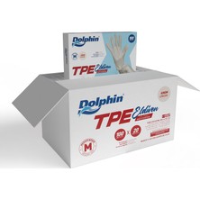 Esranın Dünyası Dolphin Krem Tpe Eldiven 100 Adet x 20 Paket - Koli (M, Pamuk Polyester)