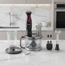 Esranın Dünyası Homend Functionall 2851H Mutfak Robotu Siyah Kırmızı