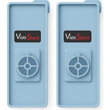 Esranın Dünyası Vios Store 2’li Silikon Buz Kalıbı – Sızdırmaz Kapaklı, Kolay Buz Çıkarma, 12 Gözlü, Esnek ve Yıkanabilir, Farklı Renk Seçenekli (Mavi)