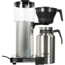 Esranın Dünyası Moccamaster Filtre Kahve Makinesi Cdt, Paslanmaz Çelik Termoslu, Parlak Gümüş