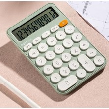 Esranın Dünyası Deli Hesap Makinesi Metal 12 Digit Gri