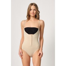 Beruflic Ten Göğsü Açık Agraflı Body Korse Under Moda