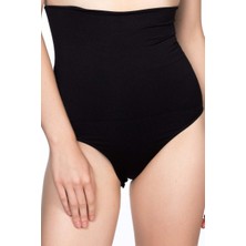 Beruflic Siyah Double Yüksek Bel Çıtçıtlı  Slip Korse Under Moda