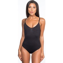 Siyah Desenli Body Korse Mery Woman