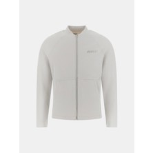 Esranın Dünyası Guess Romolo Erkek Aktif Scuba Sweatshirt, Gri, M Beden