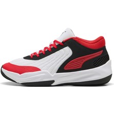 Esranın Dünyası Puma Court Pro 2 Unisex Basketbol Ayakkabısı, Siyah-Kırmızı, 40.5 Beden