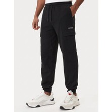 Esranın Dünyası Guess Erkek Aktif Regular Fit Eşofman Altı, Siyah, Xl