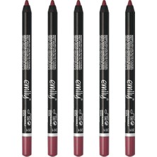 Esranın Dünyası Golden Rose Emily Long Lasting Lip Pencil No: 201 - Dudak Kalemi X5
