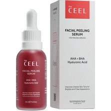 Esranın Dünyası The Ceel Aha%10 + Bha%2 Kırmızı Peeling Yüz Serumu 30 Ml, Cilt Tonu Eşitleyici ve Gözenek Sıkılaştırıcı Yenileyici Asit Serum, Glikolik Asit ve Panthenol Içeren Leke Karşıtı Bakım