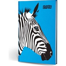 Esranın Dünyası Le Color Hayvan Figürlü Dokulu Defter Çizgili Zebra