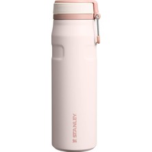 Esranın Dünyası Stanley The Iceflow Twist & Flip Termos Su Şişesi, Pembe Kuvars (Rose Quartz), 0.70 Litre