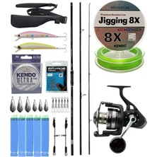 Esranın Dünyası Yekoutdoor Yüksek Performans Okuma Ceymar Surf 4,30 M 100-250 gr 3 Parça Surf Kamışı&savage Gear Sgs8 8000 Fd 8+1bb Olta Makinesi
