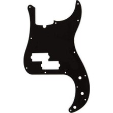 Esranın Dünyası Fender Standart Hassas Bas Pickguard, 13 Delikli, 3 Katlı - Siyah