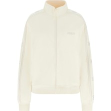 Esranın Dünyası Guess Kadın Aktif Sweatshirt, Beyaz, M Beden