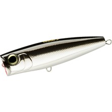 Esranın Dünyası Yo-Zuri R1152-CSBL Hidro Popper Yüzen Yem, Siyah Gümüş, 120 mm 4-3/4 Inç