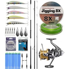 Esranın Dünyası Yekoutdoor Surf Seti Shimano Kamış Beastmaster K Surf Hybrid 4,50M 225G 3pc K-Type Dps&shimano Makina Aerlex Xsc 14000