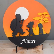 Renkli Ayaklı Dekoratif Tablo