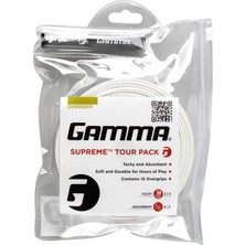 Esranın Dünyası Gamma Sap Bandı Supreme Overgrip 15 Tour Pack, Beyaz, Tek Boy