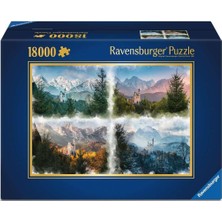 Esranın Dünyası Ravensburger 18000P Puz Kalede Mevsimler, Yapboz