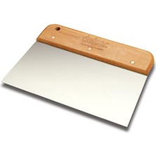 Esranın Dünyası BADEM10 Dekor Geniş Ispatula Ahşap Saplı Spatula 22 cm