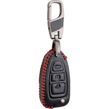 Esranın Dünyası Alisveristime Deri Anahtar Kılıfı (Ford Fiesta, Focus, Mondeo, C Max, Kuga, Tourneo ile Uyumlu)