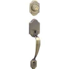 Esranın Dünyası Dexter By Schlage JH58PRS609 Paris Dış Kulplu Sürgü, Antik Pirinç