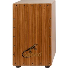 Esranın Dünyası Gecko CL10ZB Zebra Wood Tap-Birchwood Body Cajon