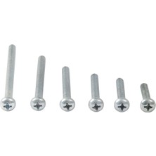 Esranın Dünyası Gardner Bender SK-832T Elektrikçi Vida Seti, 8 – 32 Yuvarlak Yıldız, 20 Adet, 7,5 Cm, 1,4 Cm, 1,6 Cm, 2 Inç Elektrikli Vida, 120 Adet Kit