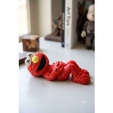 3D Layer Craft Kaws Elmo Figür 20 cm