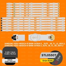Uravas Store Samsung Uyumlu 44 cm Tv LED Bar Seti