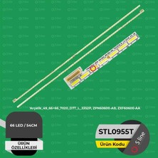 Uravas Store Grundig Uyumlu 54 cm Tv LED Bar
