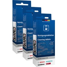 Esranın Dünyası Bosch 3 x 10 Orijinal Reinigungstabletten Siemens Neff Gaggenau