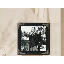 Foundex Atatürk Masaüstü Seramik Portre Ayaklık Hediyeli