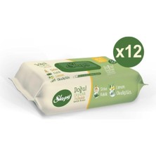 Uravas Store Sleepy Doğal Organik Pamuklu Temizlik Havlusu 50 Li 12 Paket 600 Kullanım