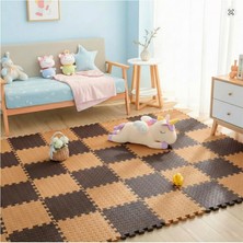 9 Parça Set 33X33 13MM Tatami 100X100 Kurulumlu Oyun Spor Halısı Minderi Puzzle Minder Zemin Kapl
