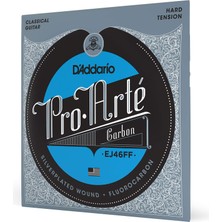 Esranın Dünyası D'addario EJ46FF Klasik Gitar Tel Seti, Pro-Arte, Carbon Trebles-Dy