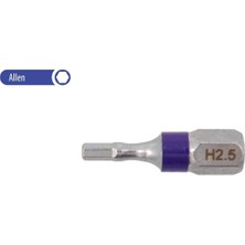 Esranın Dünyası Ceta Form 2.5 x 25 mm Allen Bits Uç Renk Kodlu CB/1825TC
