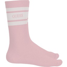 Esranın Dünyası Guess Kadın Aktif Regular Fit Çorap, Pembe, Tek Ebat